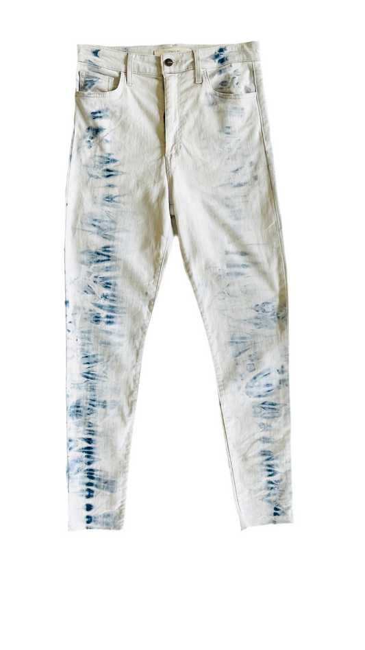 Pre-Loved JOE’S JEANS light blue tie dye skinny jeans - Size 27 x 28