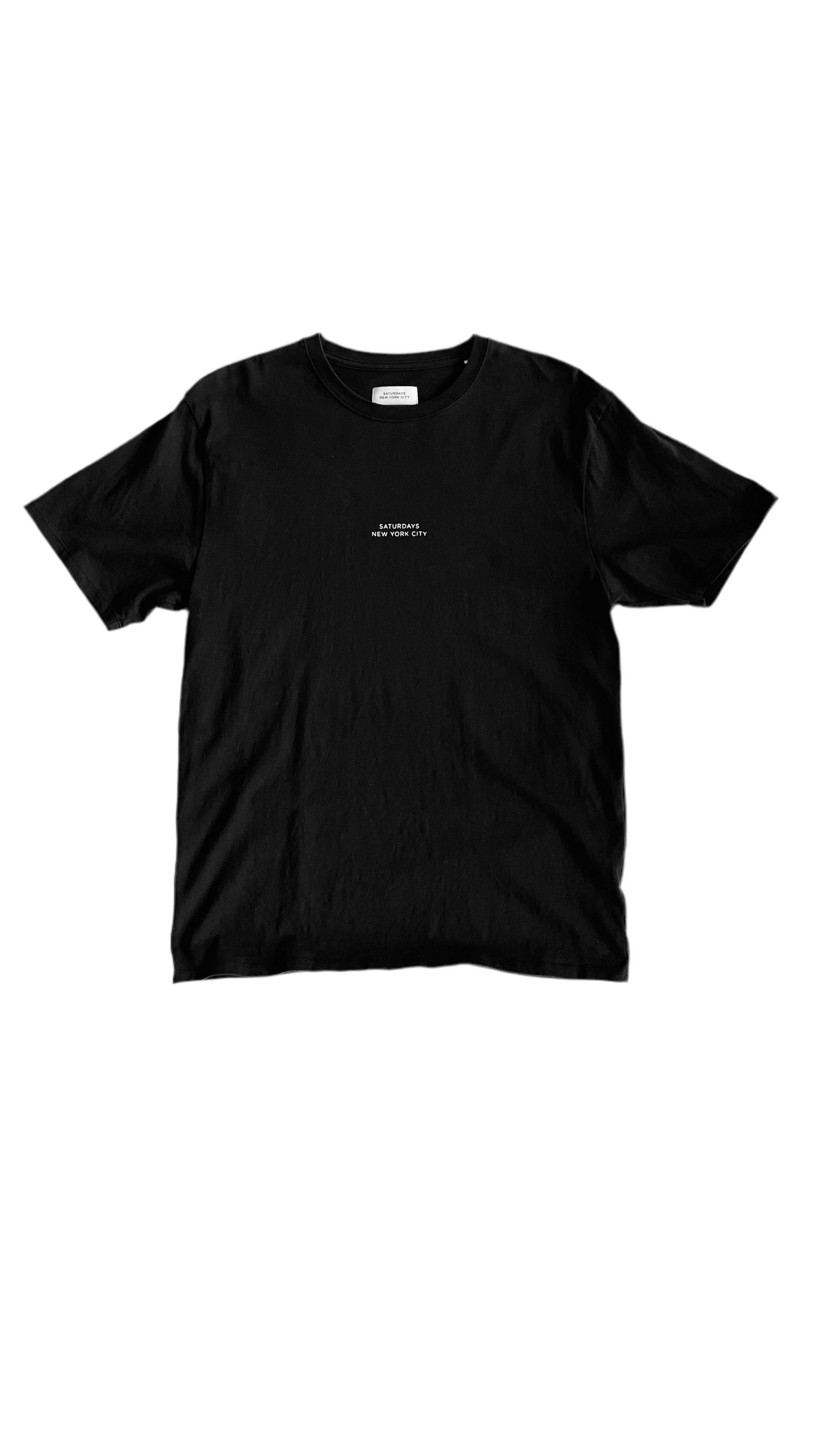 Pre-Loved SATURDAYS SURF NYC black t-shirt - Size M