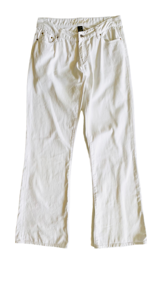 Vintage Y2K G-Unit white straight leg jeans - Size 6