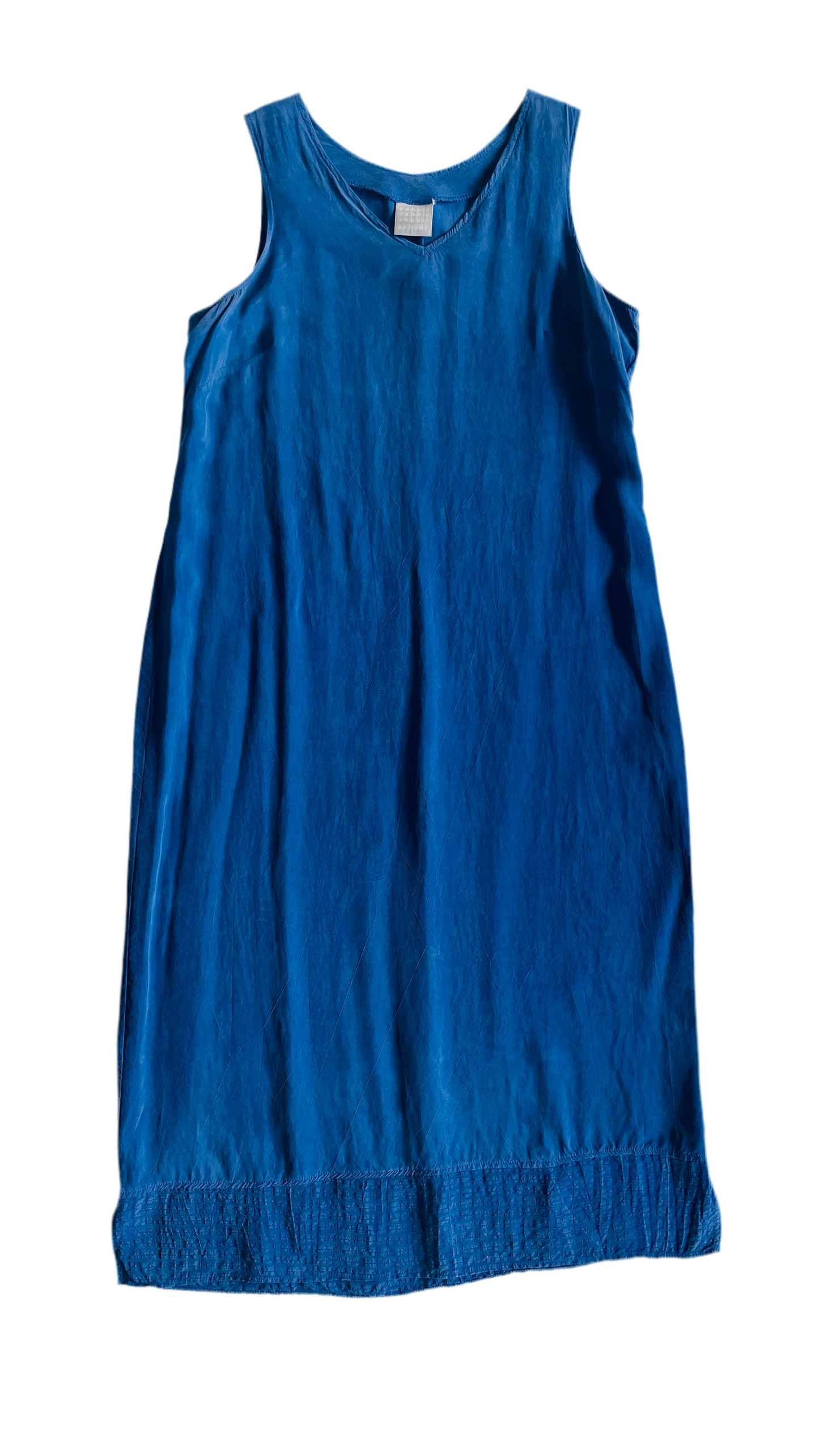 Vintage 90s blue maxi tank dress - Size M-XL