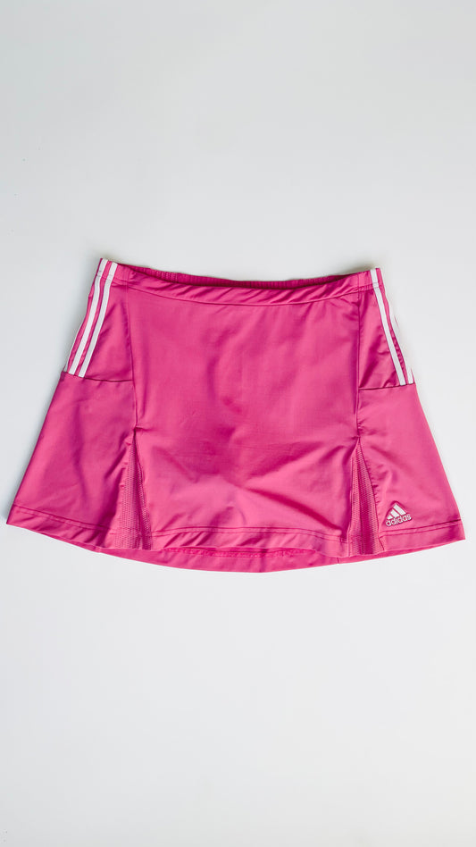 Pre-Loved pink ADIDAS tennis skirt - Size M