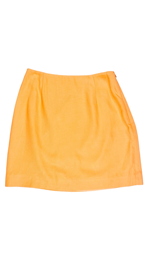 Vintage 90s CACHE neon orange mini skirt - Size 4