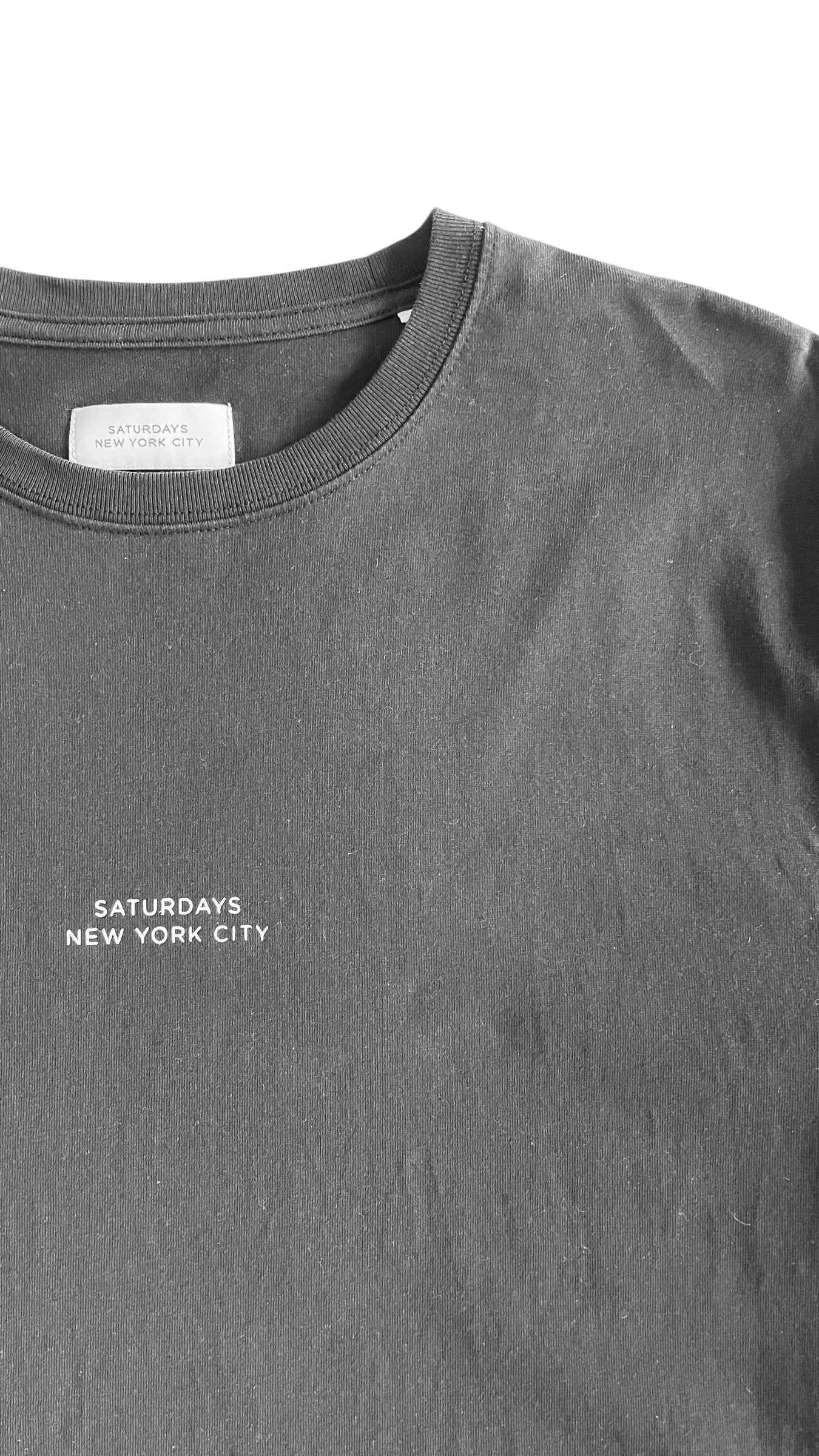 Pre-Loved SATURDAYS SURF NYC black t-shirt - Size M