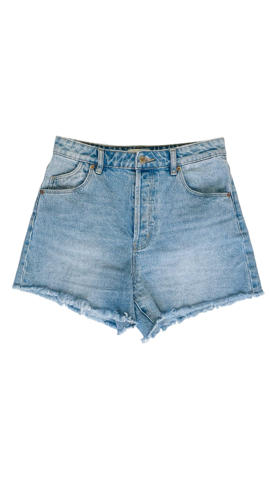 Pre-Loved ROLLAS light blue denim shorts - Size 28