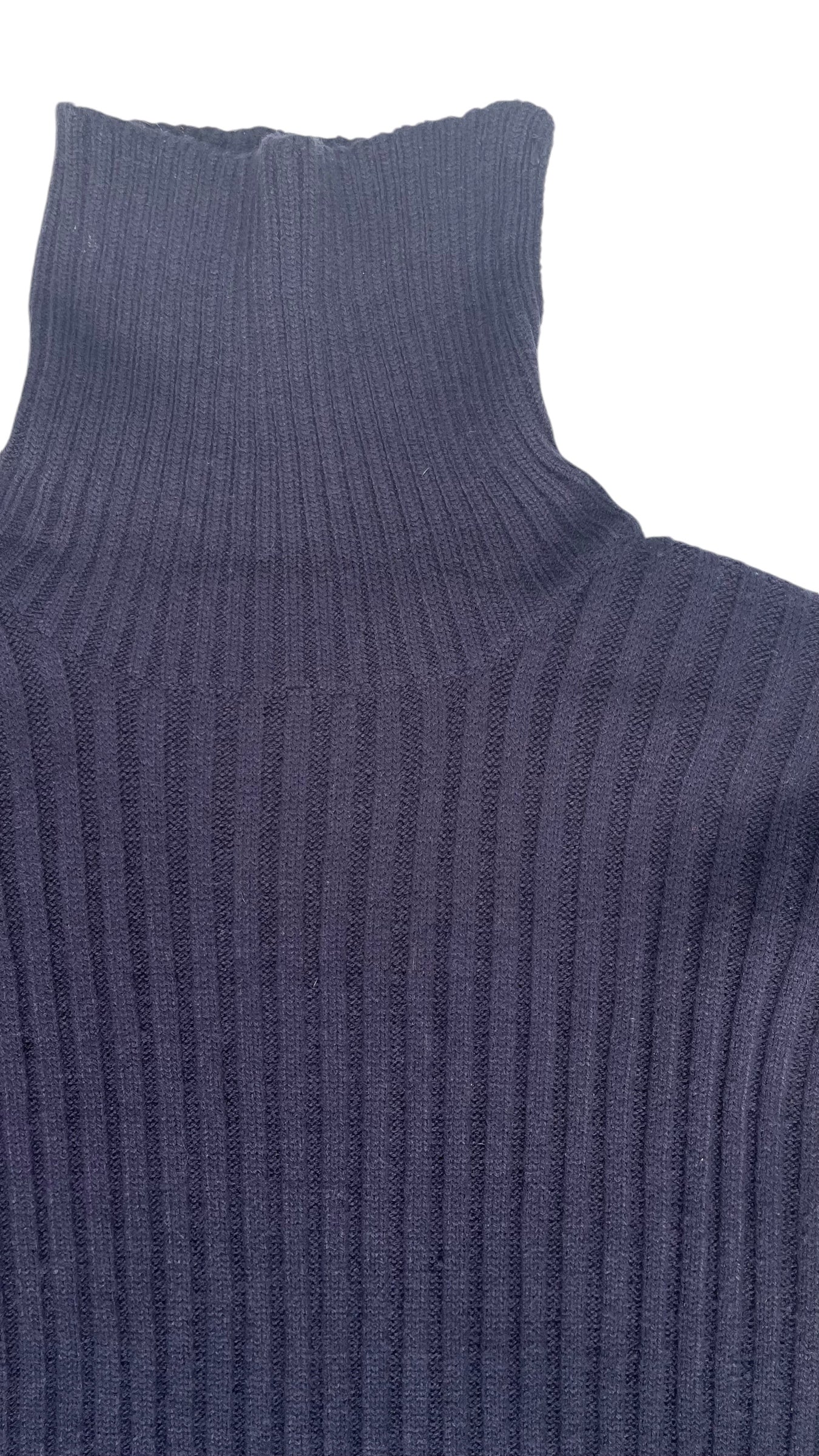 Vintage 90s SOUTHPOLE navy turtleneck large rib knit sweater - Size XL