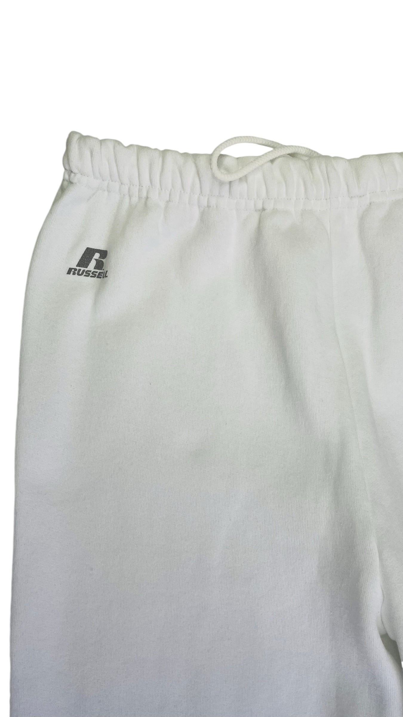 Vintage 80s RUSSELL ATHLETICS white sweatpants - Size L