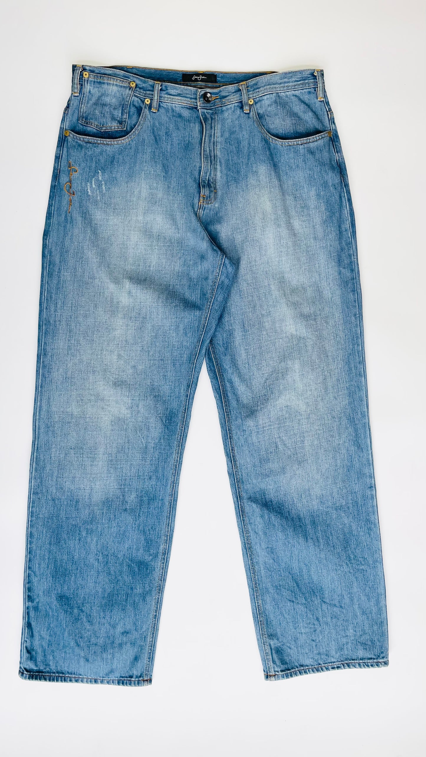 90s Sean John mid blue jeans - Size 38