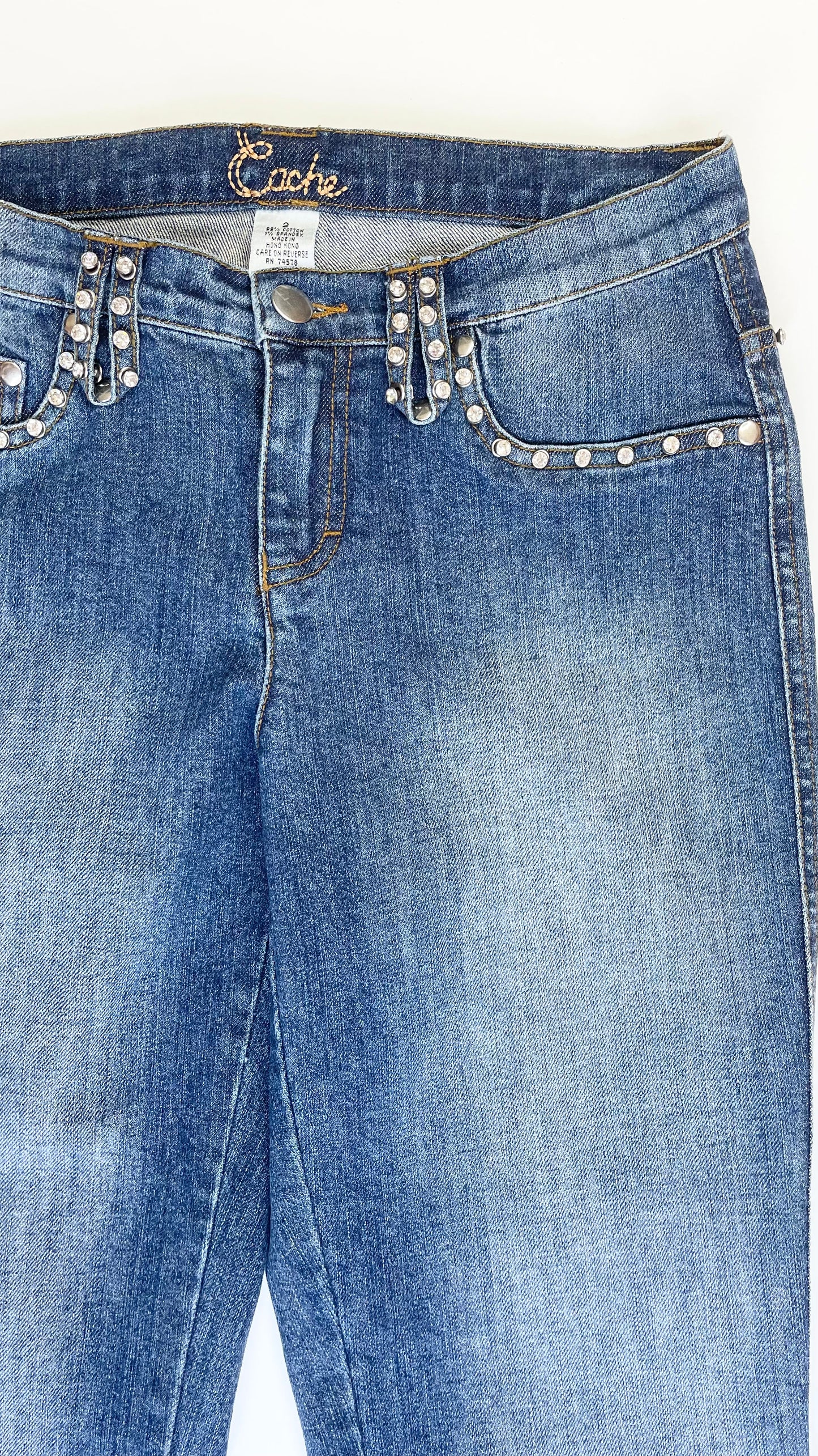 Y2K Cache mid blue bootcut jeans - Size 2