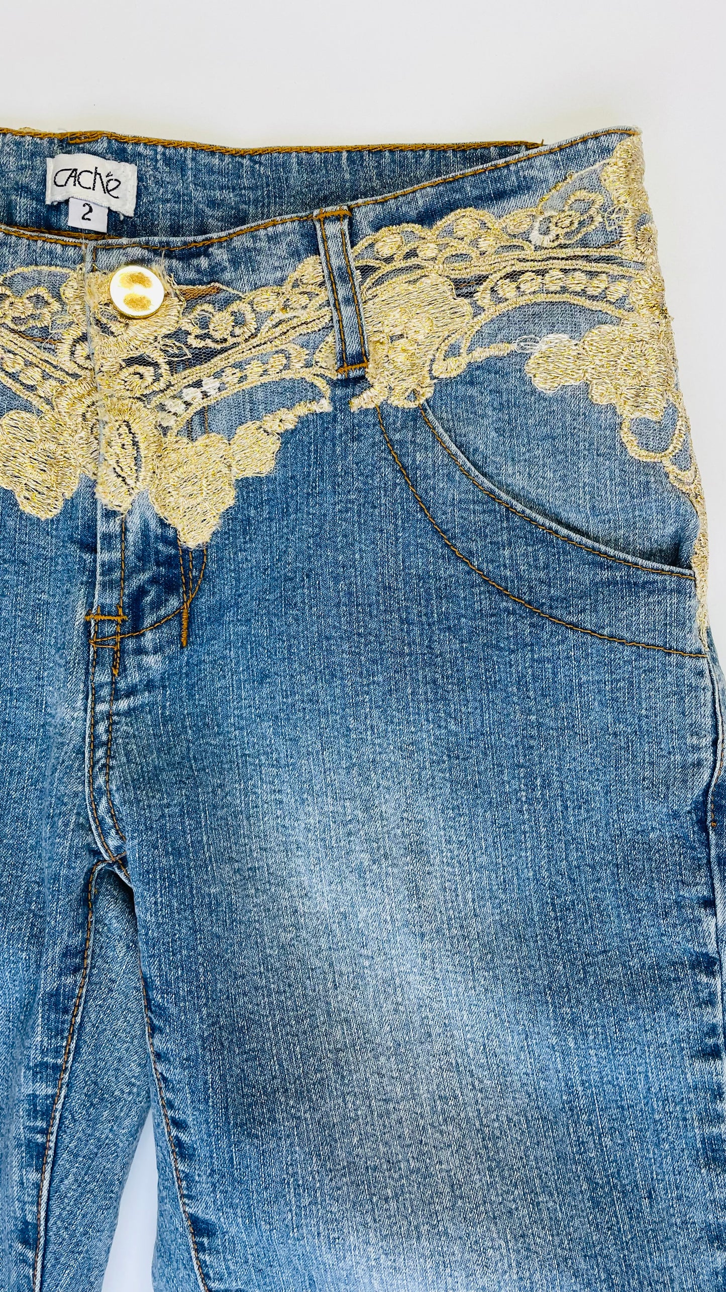 Y2K Cache light blue bootcut jeans - Size 2