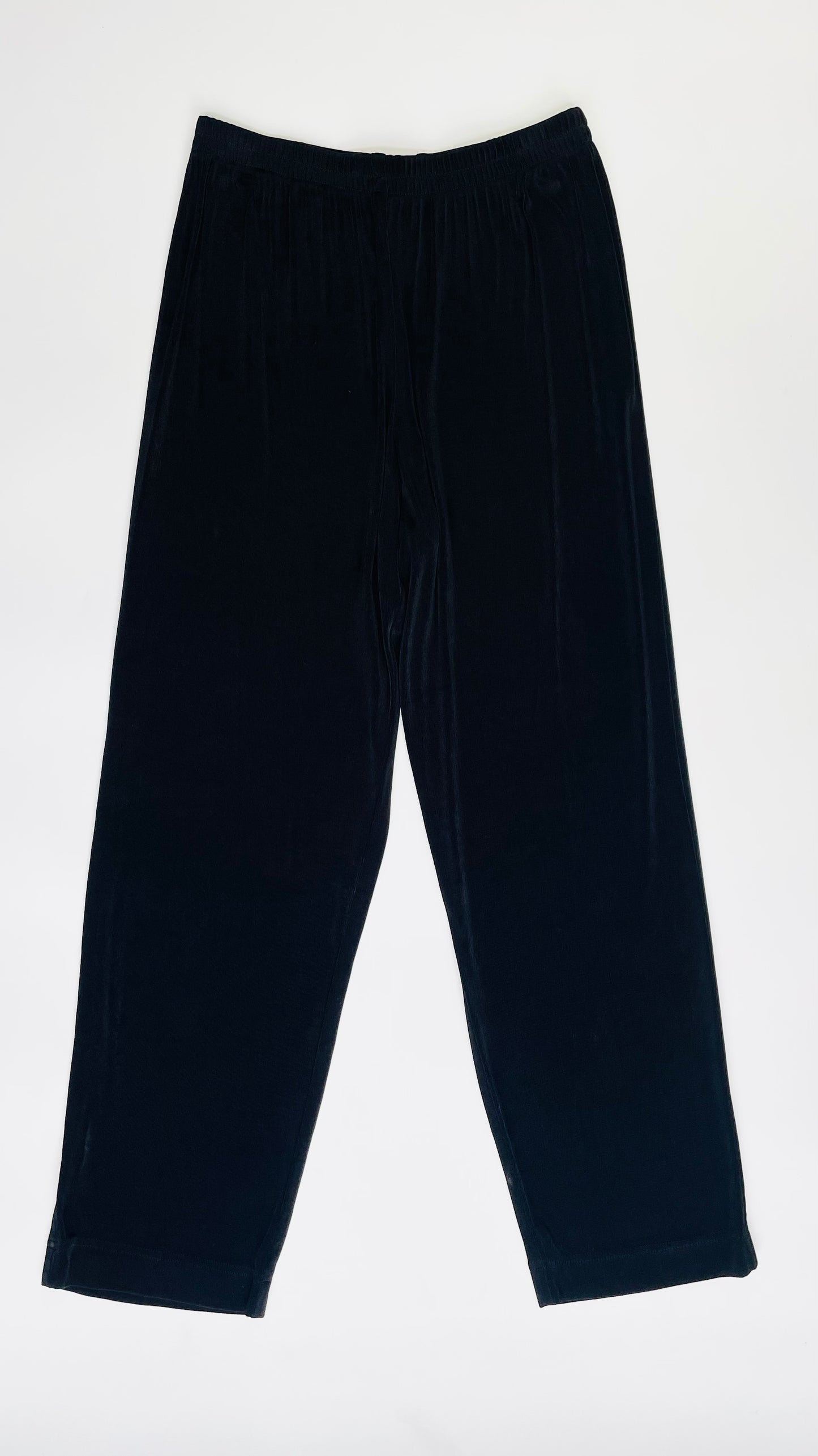 Vintage black 90s knit straight leg dress pants - Size 10
