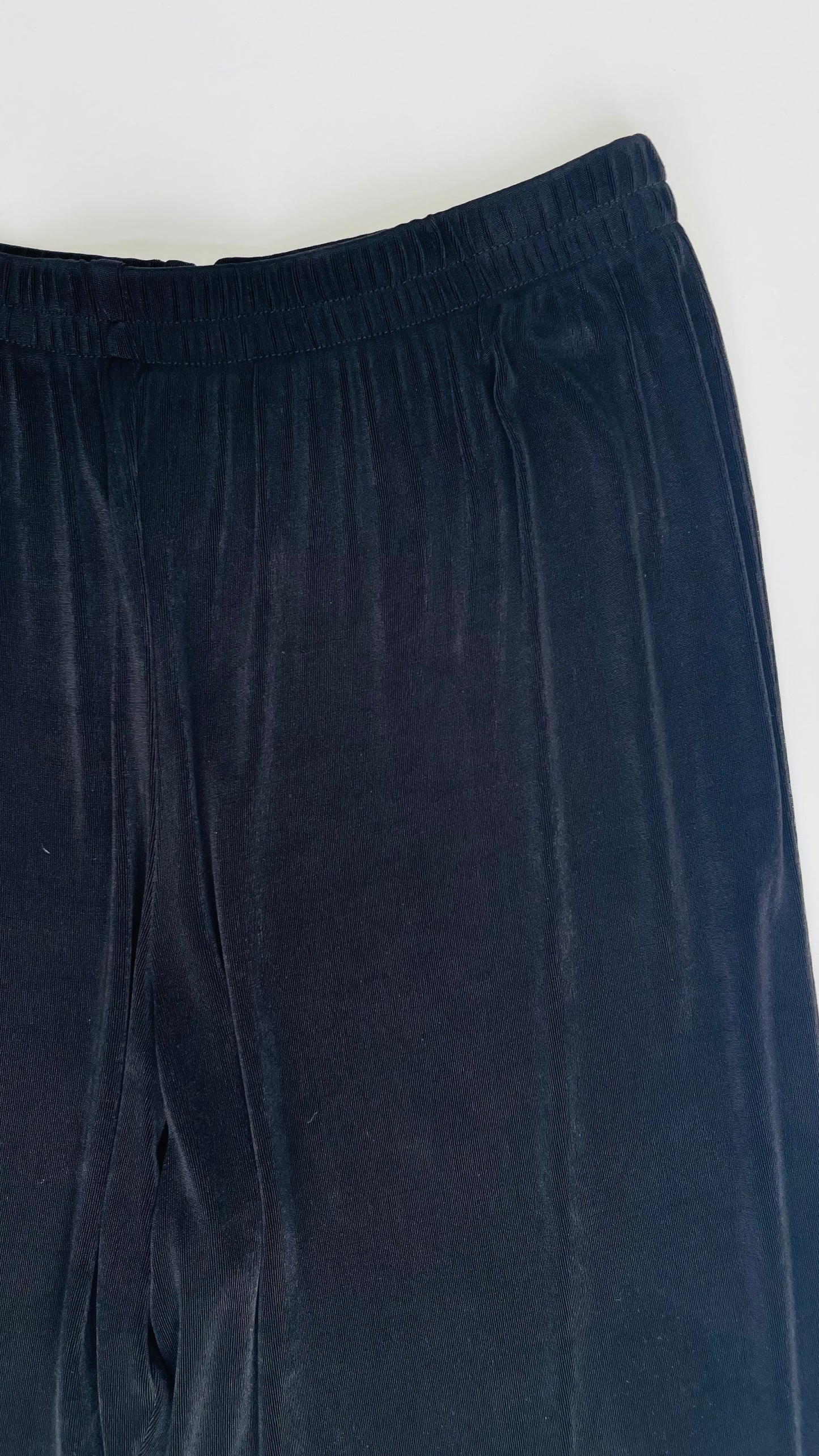 Vintage black 90s knit straight leg dress pants - Size 10