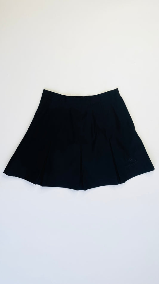 Vintage 80s Le Coq Sportif black pleated tennis skirt - Size 8