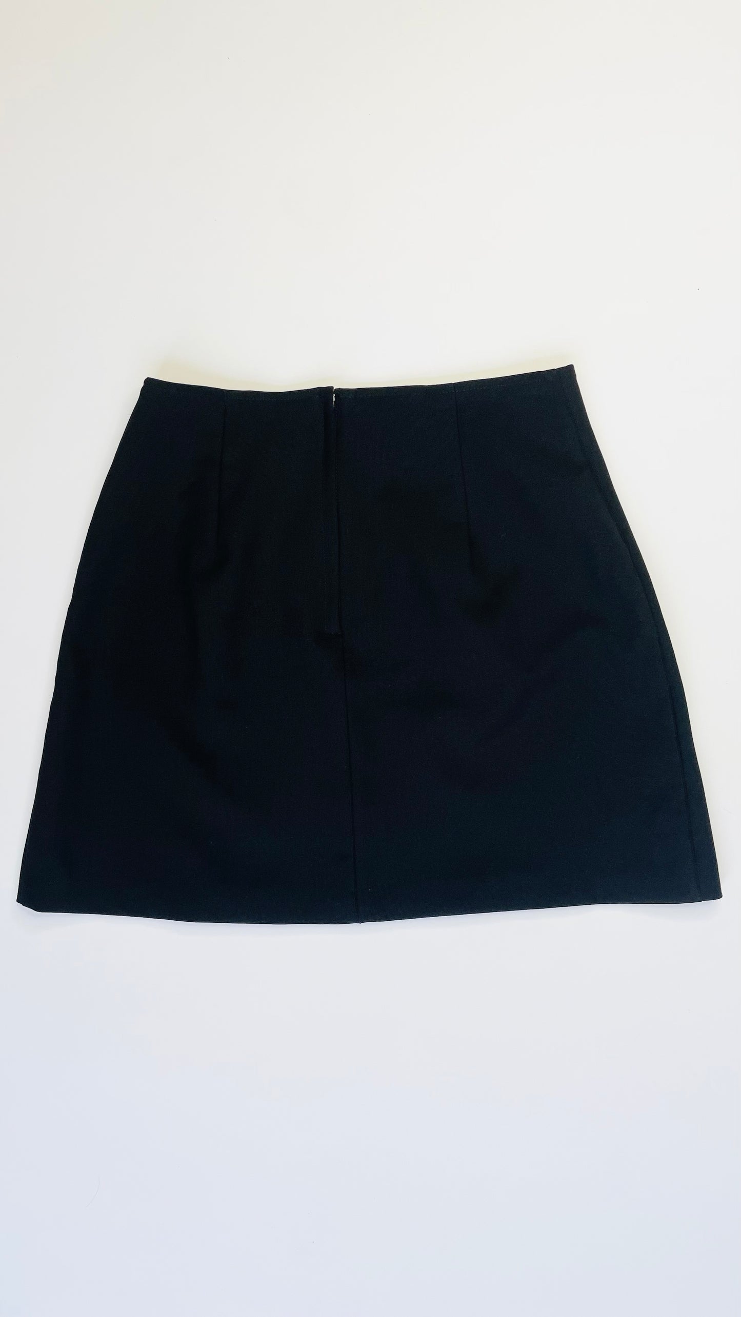 Vintage 90s X.O.X.O. black fitted mini skirt - Size 5