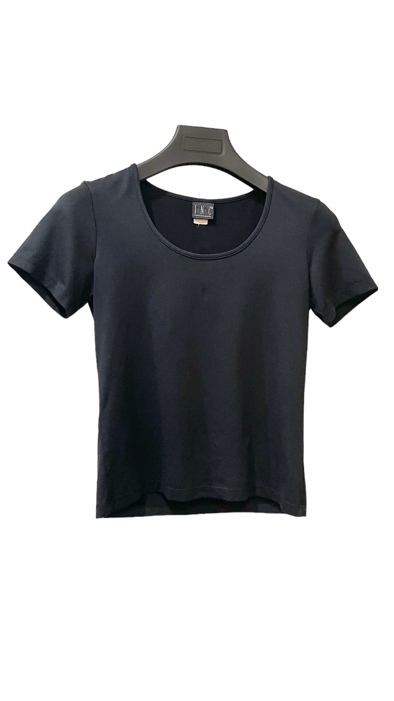Vintage 90s black short sleeve ballet t shirt top - Size S
