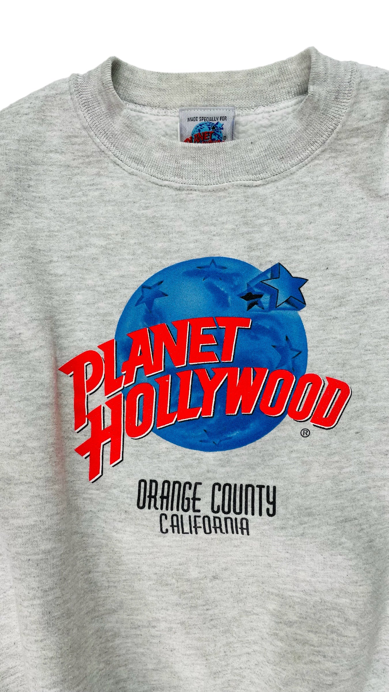 Vintage 90s heather grey Planet Hollywood souvenier sweatshirt - Size M