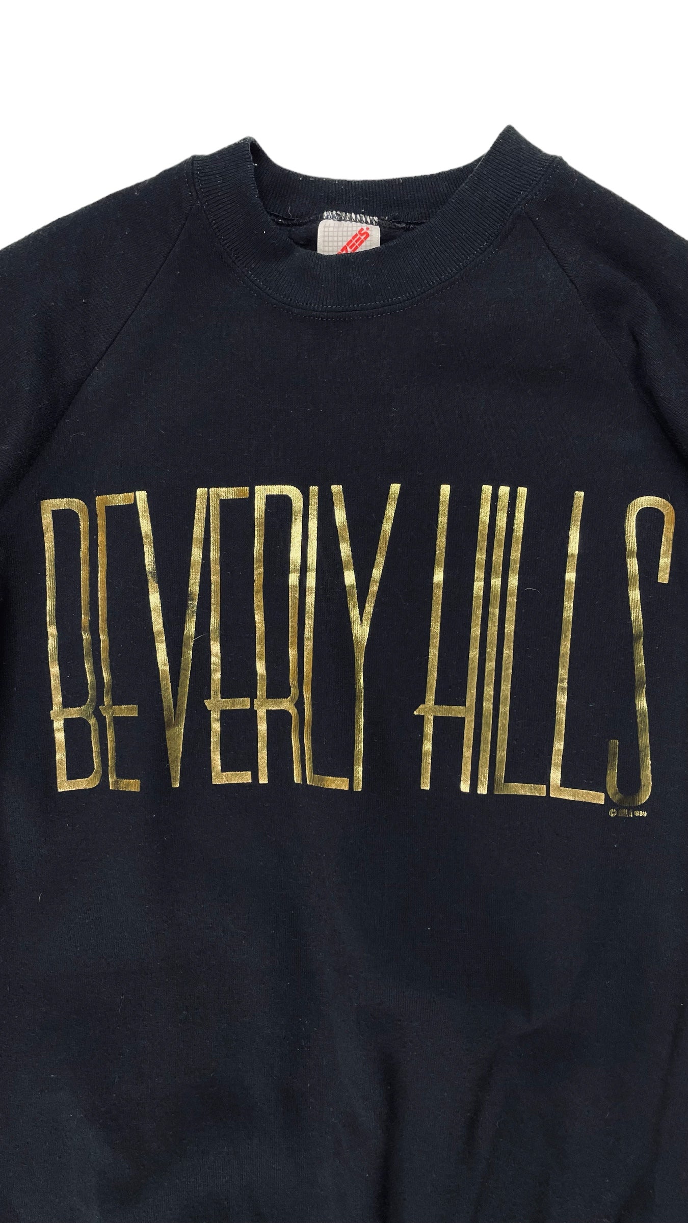Vintage 80s black Beverly Hills souvenier sweatshirt - Size L