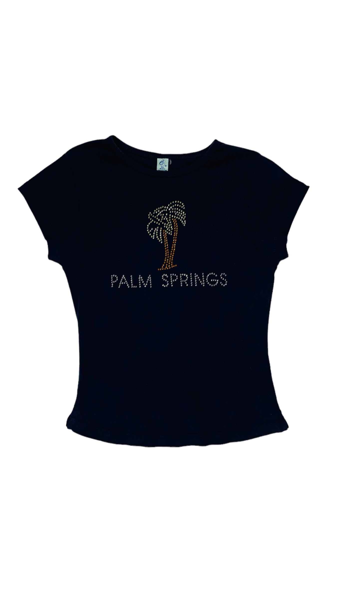Vintage 90s blue black Palm Springs souvenier t shirt - Size L