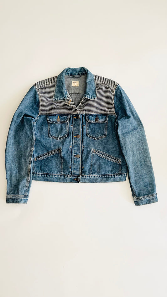 Pre-Loved mid-blue GAP denim jacket - Size XL