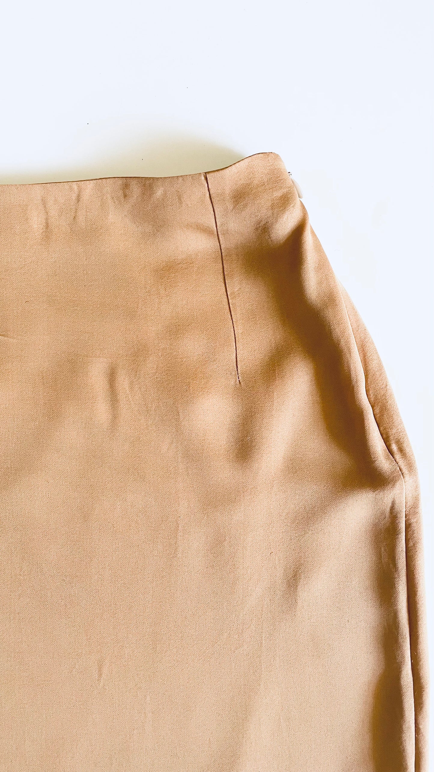 Pre-Loved terracotta Allesandro Dell'Acqua skirt - Size 6