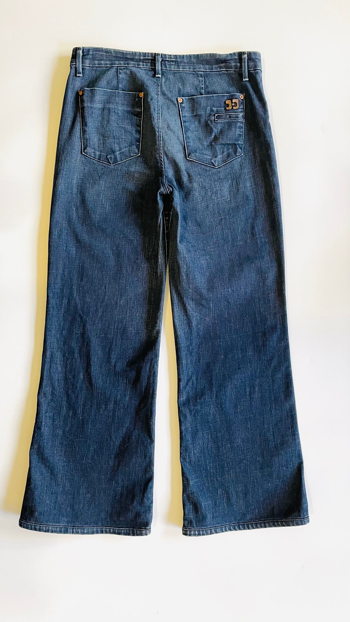 Pre-Loved Joe's Jeans dark blue wide leg jeans - Size 31 x 31