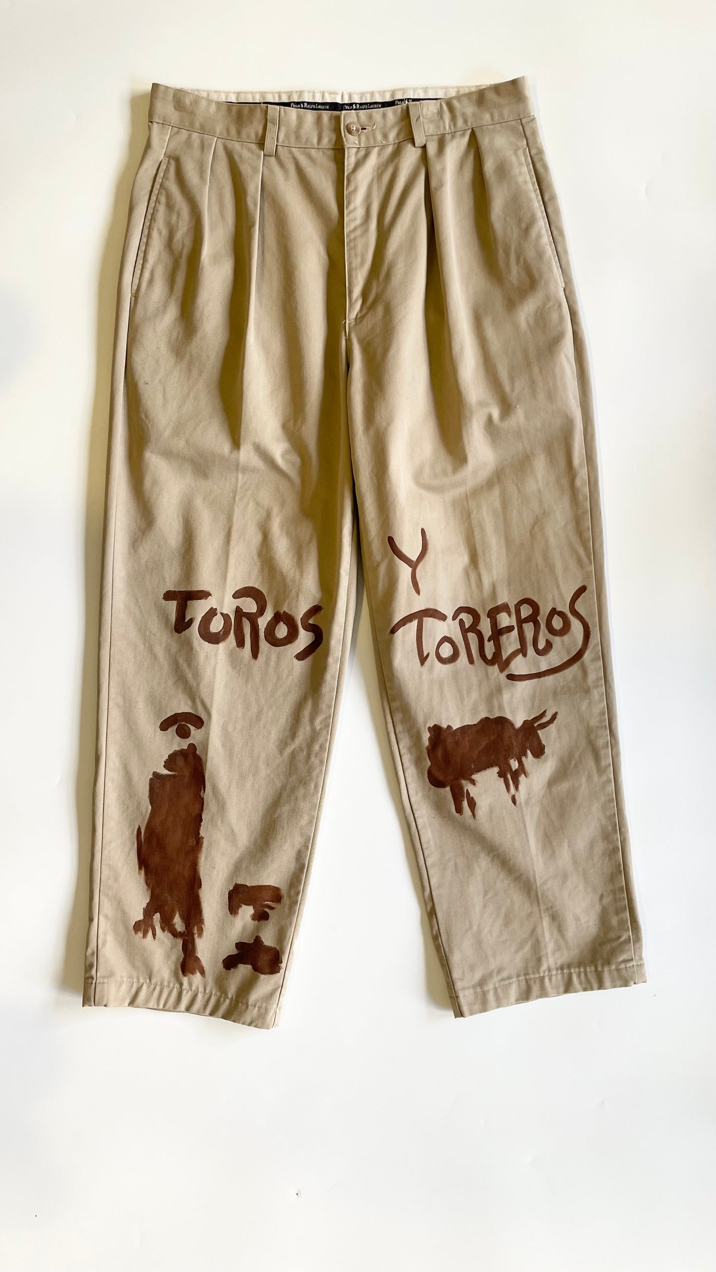 Repurposed trousers - Picasso 1 - Size 33 x 28