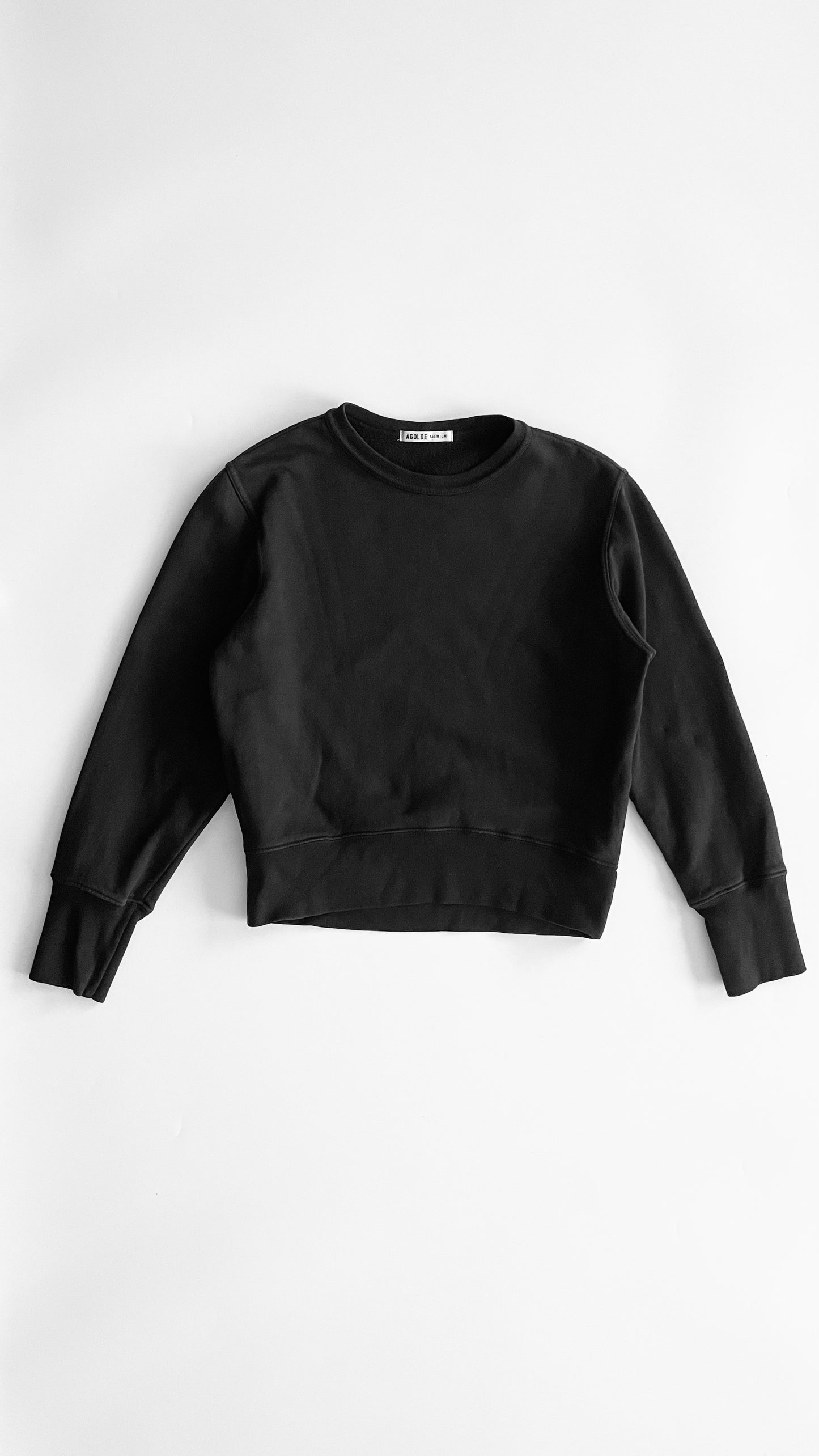 Pre-Loved faded black A GOLD E crewneck sweatshirt - Size S