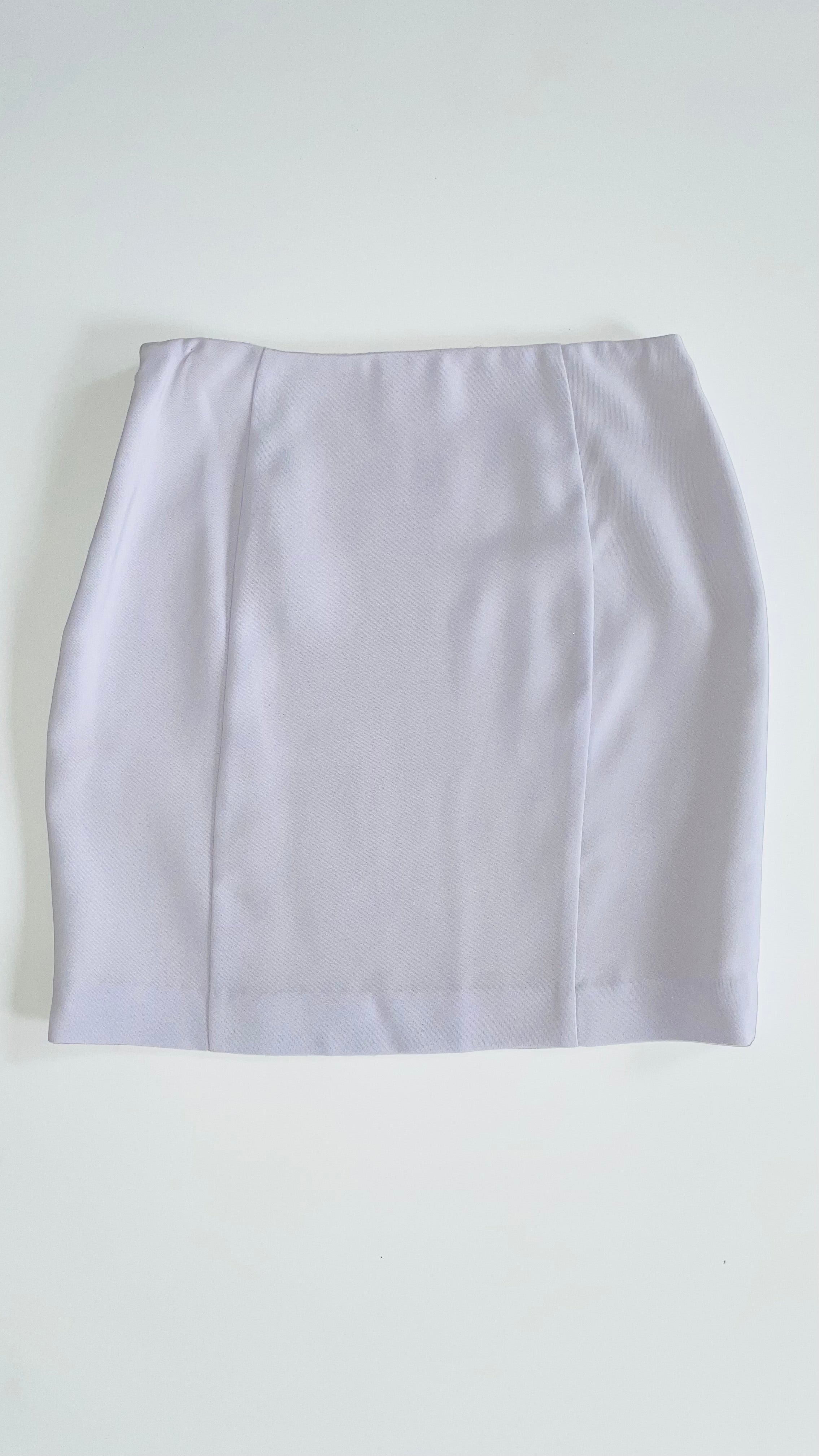 White mini skirt outlet size 6