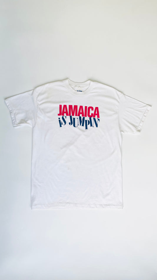 90s White Jamaica is jumpin' t-shirt  - Size M