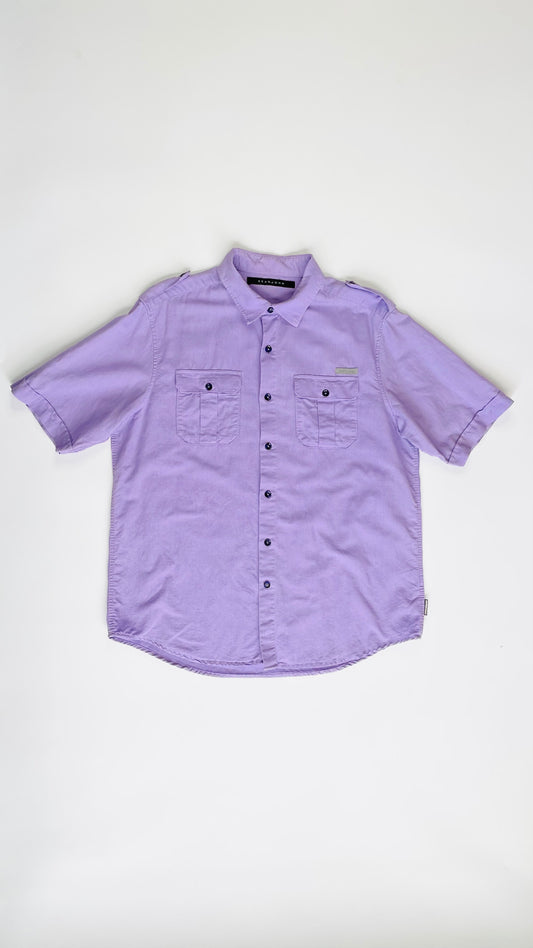 Y2K Purple Sean John button up shirt - Size XL