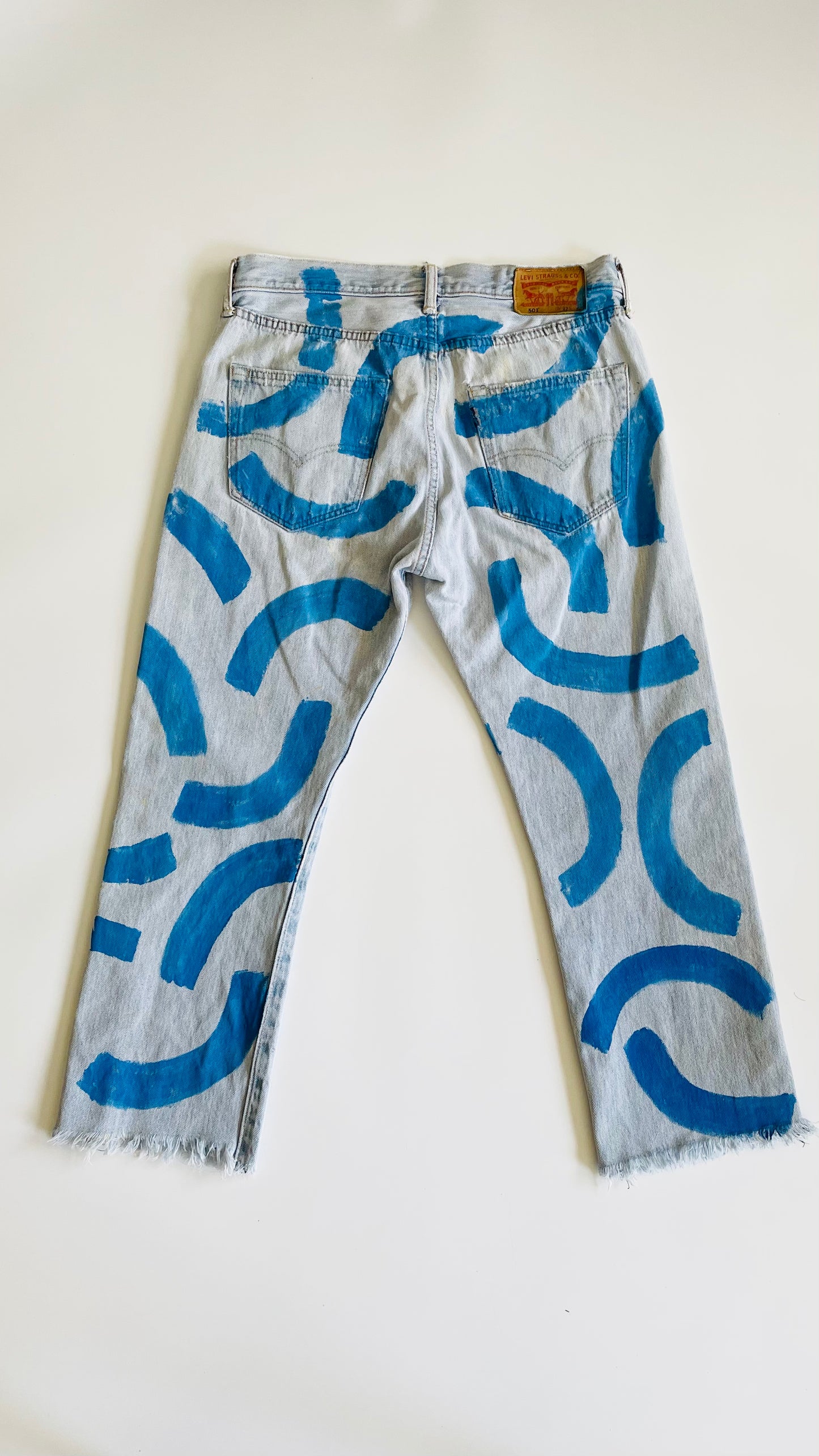 Repurposed Vintage Levis 501 Jeans - Hockney - Size 32 x 25