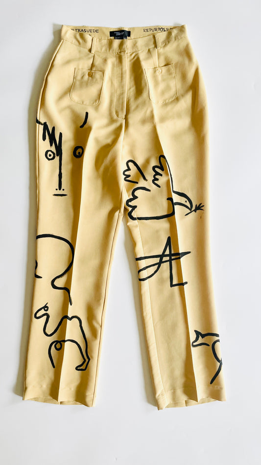 Repurposed trousers - Picasso 2 - Size 30 x 31