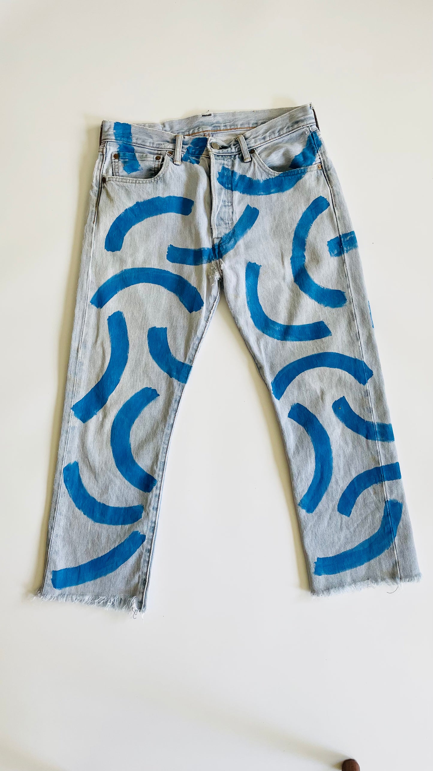 Repurposed Vintage Levis 501 Jeans - Hockney - Size 32 x 25